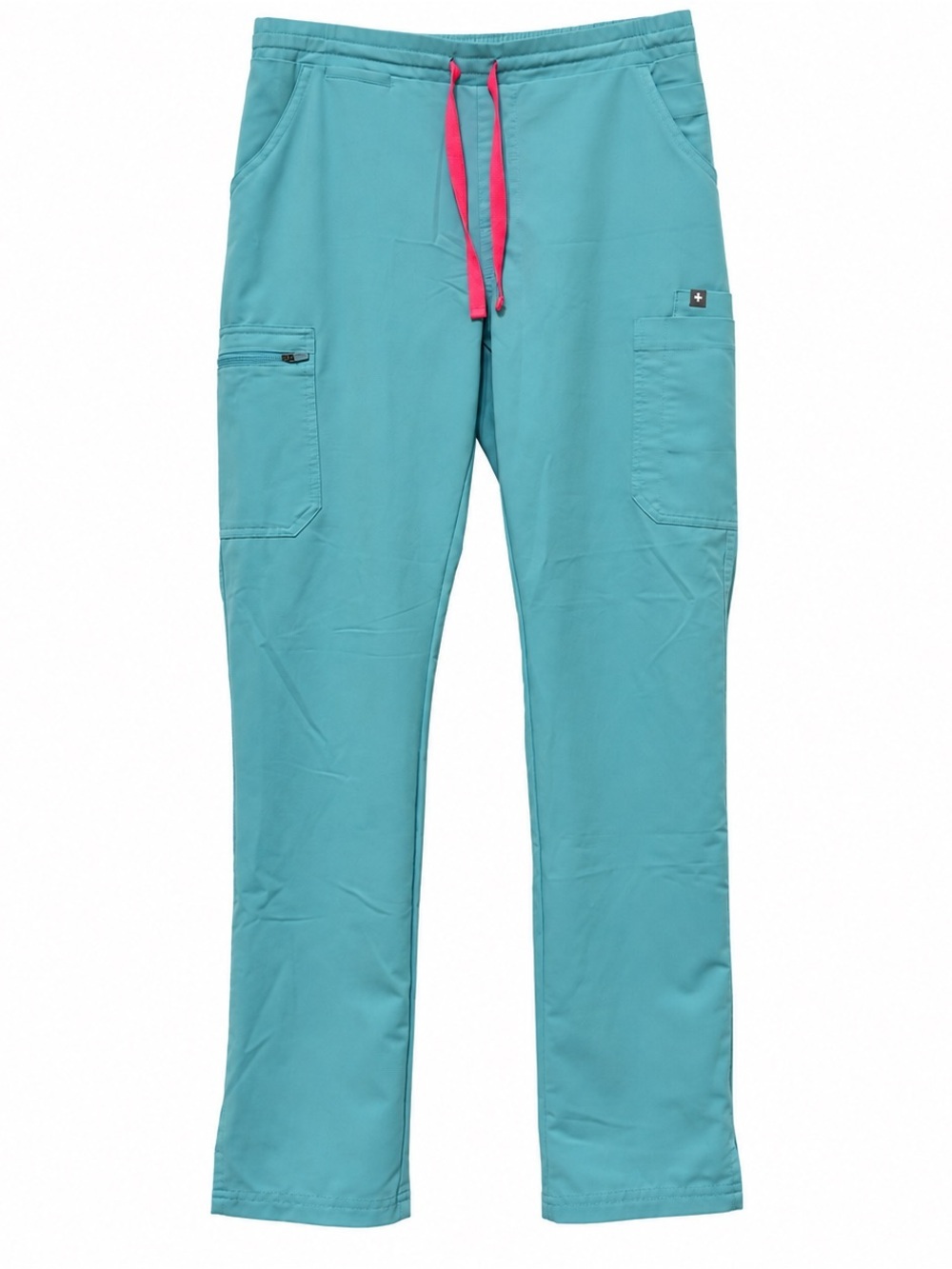 🦋FIGS| Technical Collection Scrub Pants S/T Small Tall Teal Aqua Cargo Straight